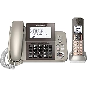 Panasonic KXTGF350N Dect 1-Handset Landline Telephone (Renewed)