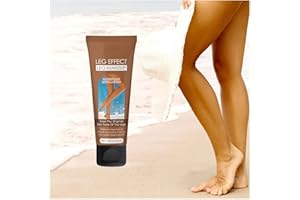 KXC Leg Makeup Waterproof No Transfer,Leg Makeup Lotion,Leg Vein Cover up Makeup for Varicose Veins Waterproof Black Skin,Leg and Body Scar Cover up Makeup for Tattoo Cover Up. (Brown, 1)