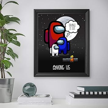 Poster Among Us Ur Sus Suspect Among Us You Re Sus Imposter Impostor Crewmate Digital Artwork Amazon Com