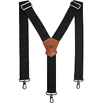 WELKINLAND 2Inch Y-Back Mens Suspenders, Heavy-Duty