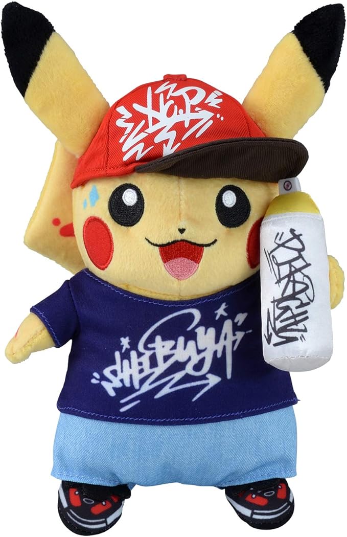 Buy Pokemon Center Original Plush Pokemon Center Shibuya Graffiti Art Pikachu Graffiti Artist Inspired Online At Low Prices In India Amazon In