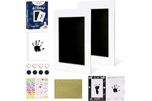 Tubuui Inkless Baby Hand and Footprint Kit,Clean Touch Ink Pad for Baby Footprint Kit,No Mess Dog Paw Print Kit,DIY Footprint Ink for Baby Keepsake Gifts for Boys and Girls