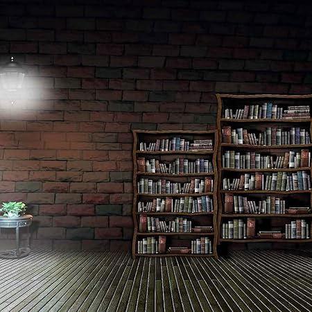 Amazon Co Jp 本棚テーマビデオスタジオ背景コンピュータ印刷写真背景写真バックドロップcp G 0 Cameras