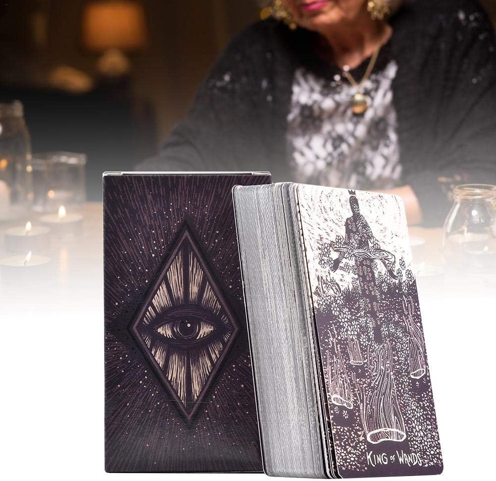 79PCS Light Visions Tarot Tarot Cards - Tarot Table Game Cards - The Steampunk Tarot For Family Gathering Party