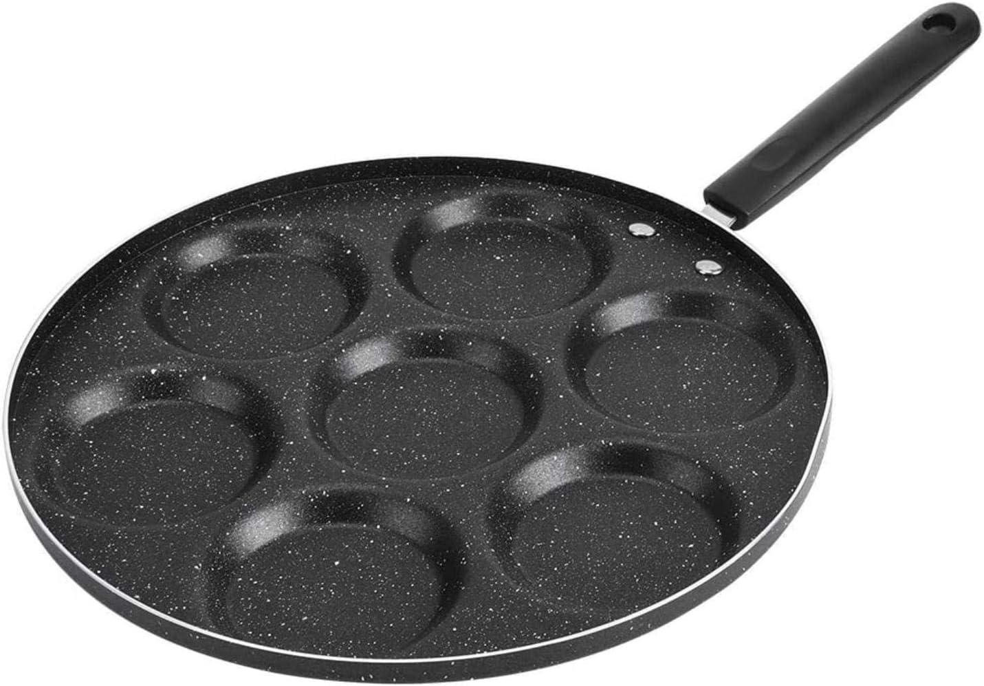 Home Kitchen Breakfast Pancakes, 7 Hole Frying pan NonStick Omelette