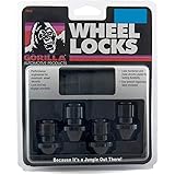 Gorilla Automotive 96641BDX Black Factory Style Wheel Lock Set (14mm x 1.50 Thread Size, 4-Pack)