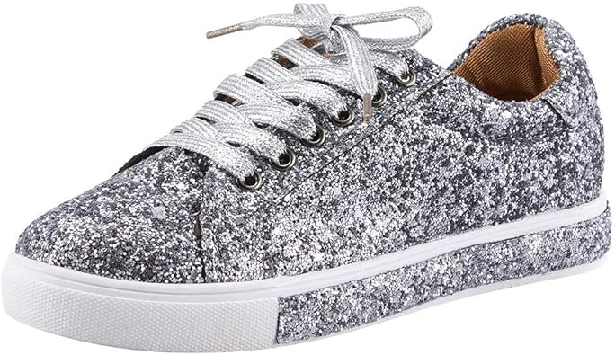 glitter tennis shoes