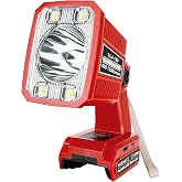 Taingwei LED Flashlight for Black and Decker 20v Battery, 18W LED Work Light,LED Battery Light, Flood Light for Camping, Car Repairing, Emergency and Job Site Lighting（Batteries Not Included）