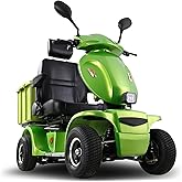 Dvsripa 33 Miles Heavy Duty Mobility Scooters for Adults&amp; Seniors | 1000W All Terrain Mobility Scooter, 500 LBS Capacity,15 MPH,Remote Key,Suspension,16" Tyres,20&deg;Climbing, 60V 20AH Battery