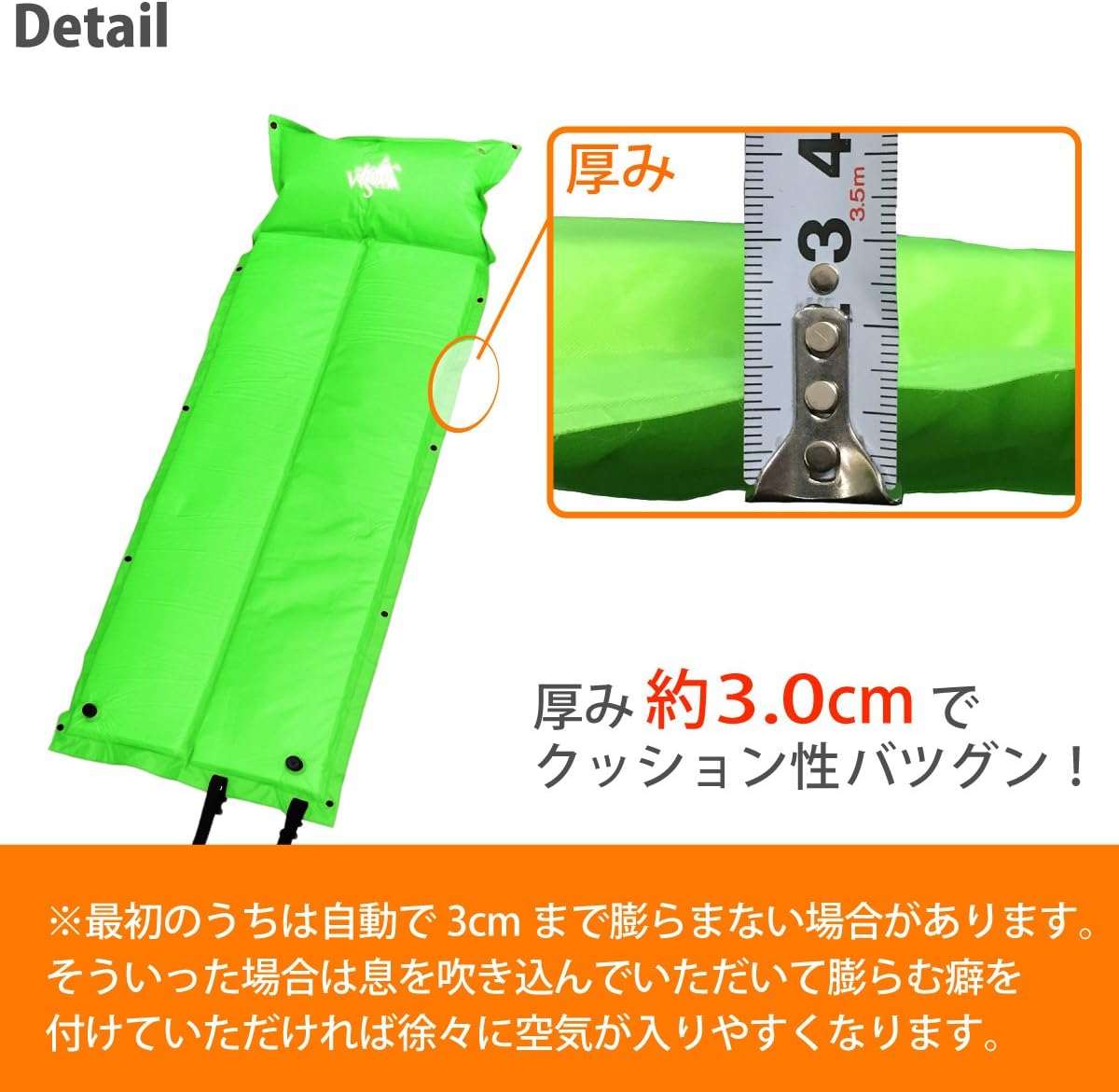 Amazon White Seek 自動膨張式 エアーマット キャンピングマット エアマット キャンプマット Navy エアーマット エアーベッド