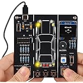 MIOYOOW DIY Car Driving Simulation Soldering Practice Kit, Electronics Project Car Driver Simulator Solder Project Kit for High School & College Students Learning