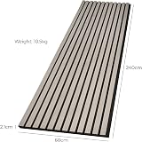 Fuse Acoustic Grey Oak Wall Panels 240cm x 60cm 2 Pack view 6