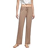 GYS Bamboo Viscose Women's Pajama Pants, Lightweight Comfy Casual Lounge Yoga Pants, Pj Bottoms Sleep Pants with Drawstring