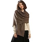 NUOHEMULE Cashmere Shawl Wraps for Women, Pashmina for Women Travel Wrap Cashmere Scarf for All-Season, Merino Wool Blanket