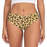 JHKKU Women's Underwear Classic Briefs Soft Breathable Bikini Hipster Panties