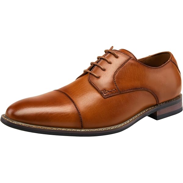 Florsheim Montinaro Cap Toe Men Dress Shoes Size 10.5 Saddle Tan Leather‎ Oxford Florsheim Montinaro Leather Cap Toe Men main image 4