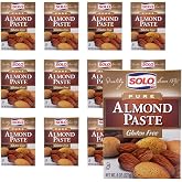 SOLO Almond Paste, 8oz (Pack of 12)
