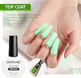 JODSONE Gel Nail Polish Set 2 x 10 ml Base Coat Top Coat Bright Surface view 4