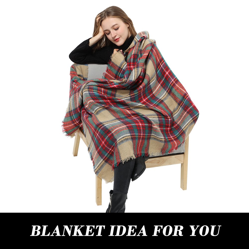 Blanket Scarves for Women Big Plaid Scarfs Womens Checked Lattice Winter Scarves Blanket Scarves for Women Big Plaid Scarfs Womens Checked Lattice Winter Scarves