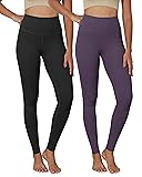 ODODOS 2-Pack Buttery Soft Lounge Yoga Leggings for
