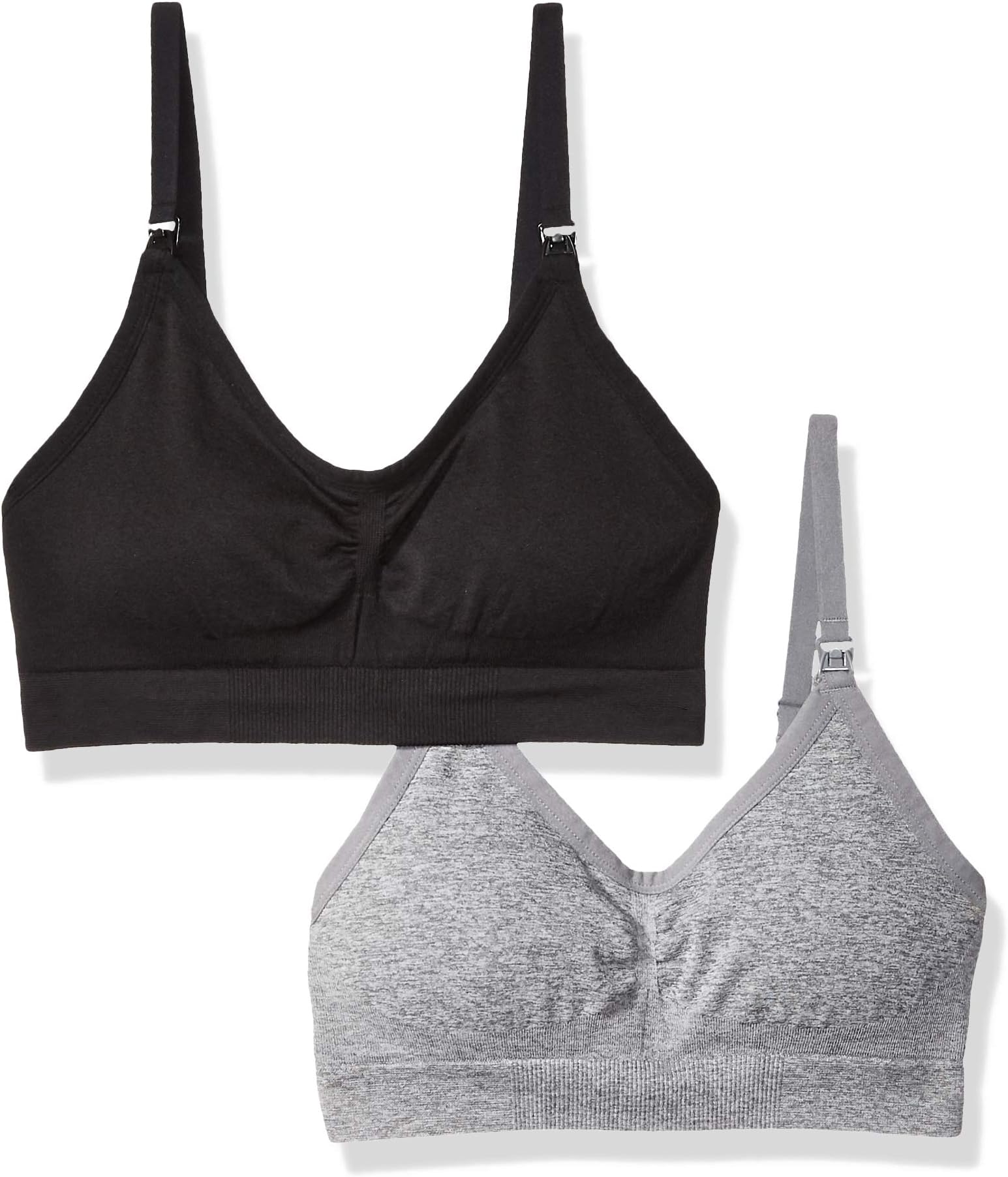 Amazon Brand - Arabella Women's 2-Pack Nursing Seamless Bralette