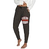 Zubaz Women's NFL Team Womens Marled Super Soft, Lightweight Jogger Pant