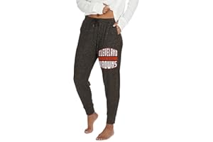 Zubaz Women's NFL Team Womens Marled Super Soft, Lightweight Jogger Pant