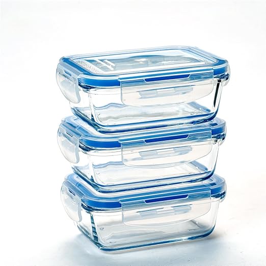 Recipientes de vidrio cristal de longitud de caja del almuerzo de ...