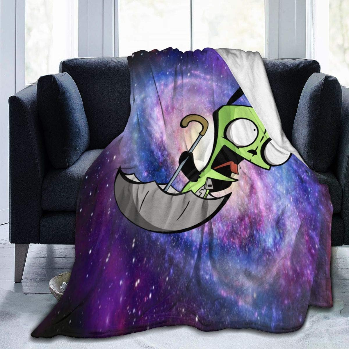 Riiat InvaderZim Adorable Gi Fleece Blanket Throw