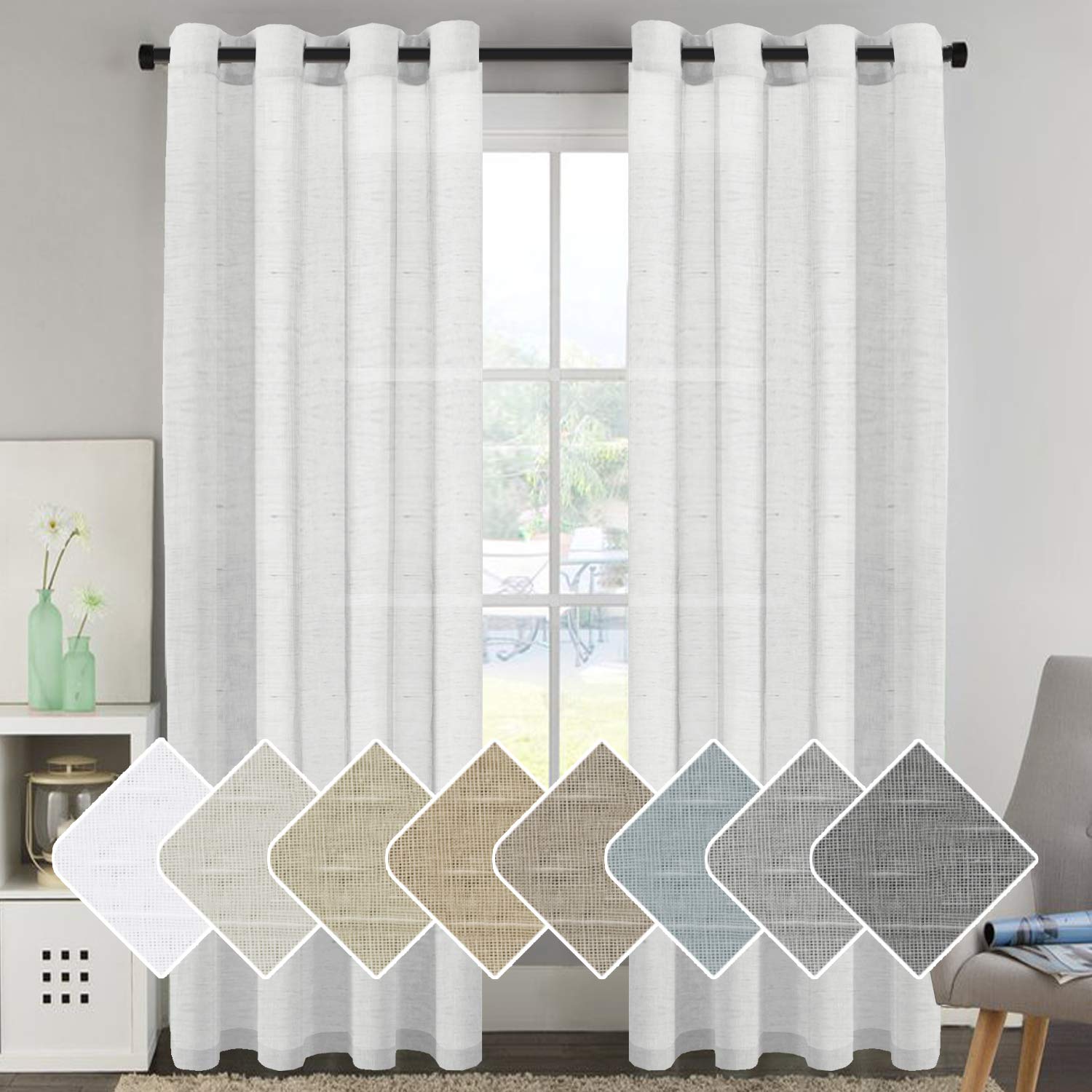 Best white curtain for living room
