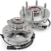 Pair 515142 Front Wheel Bearing Hub Assembly Compatible with Ford Expedition 2011-2014, for Ford F-150 4WD 2011-2014, 2010 F-150 5.4L AWD (38" ABS Cable), for Lincoln Navigator 11-14, 6 Lugs w/ABS