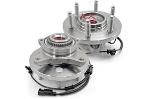 KNOLET Pair 515142 Front Wheel Bearing Hub Assembly Compatible with Ford Expedition 2011 2012 2013 2014, for Ford F-150 2010 AWD Only, 2011-2014 F-150 4WD, for Lincoln Navigator 11-14, 6 Lugs w/ABS