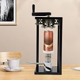 Commercial Can Sealing Machine, Manual Cup Sealer Machine Hand Rotary Sealing Machine Soda Plastic Tin Cup Cans Sealer, Sealable Height 4.5&rsquo;&rsquo;-6.6&rsquo;&rsquo; 2.17&rsquo;&rsquo; Dia, Speed 10 Pcs/min
