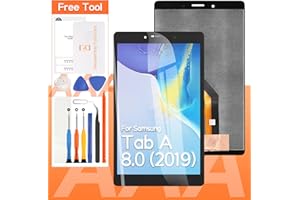 THIRDPOLE Screen Replacement for Samsung Galaxy Tab A 8.0 2019 T295 (Not for T290) LCD Display Touch Screen Digitizer Full Assembly(Black)