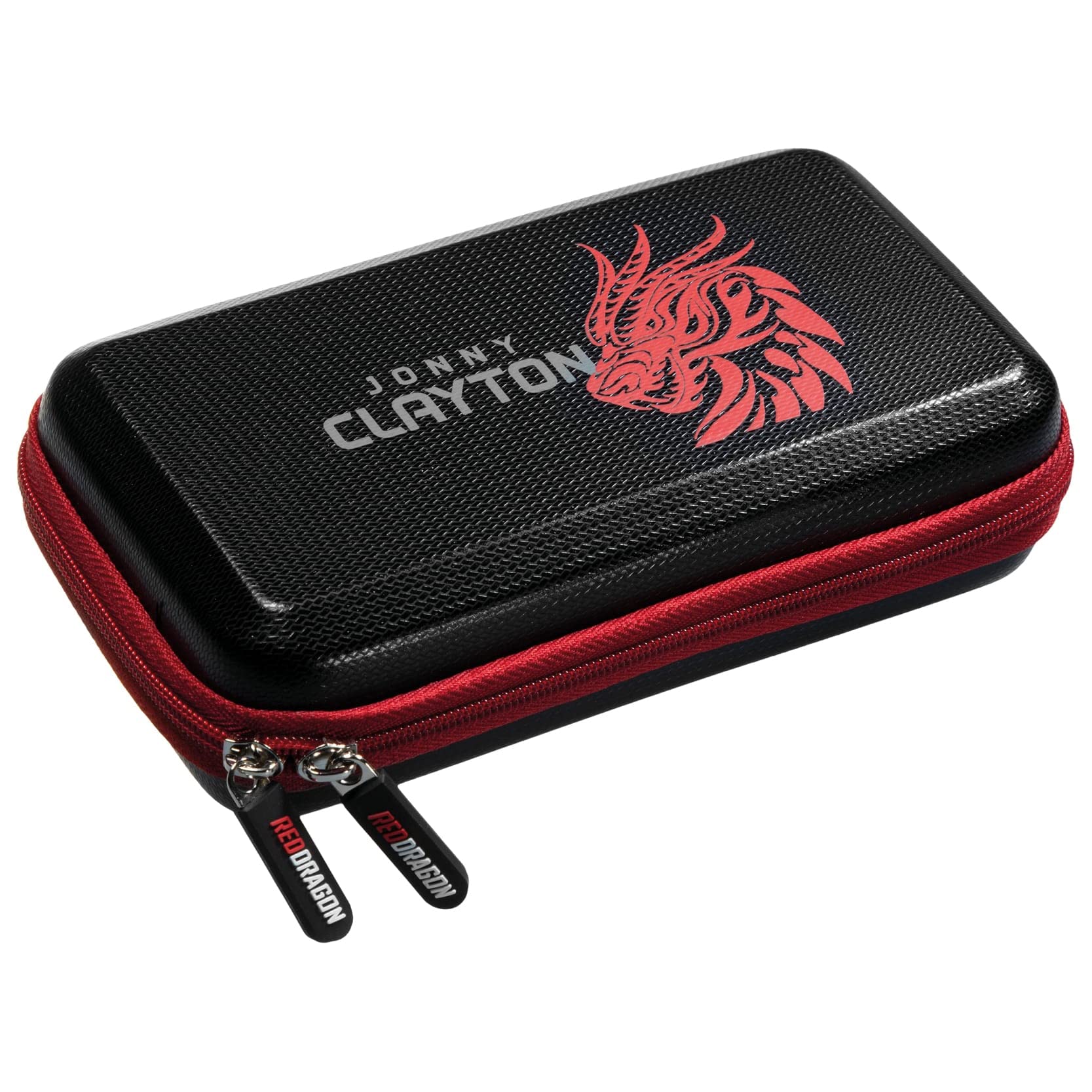 RED DRAGON Dart Case | Jonny Clayton Super Tour Professional Organiser for Accessories | Darts Case Holds a Set of Darts Fully Assembled