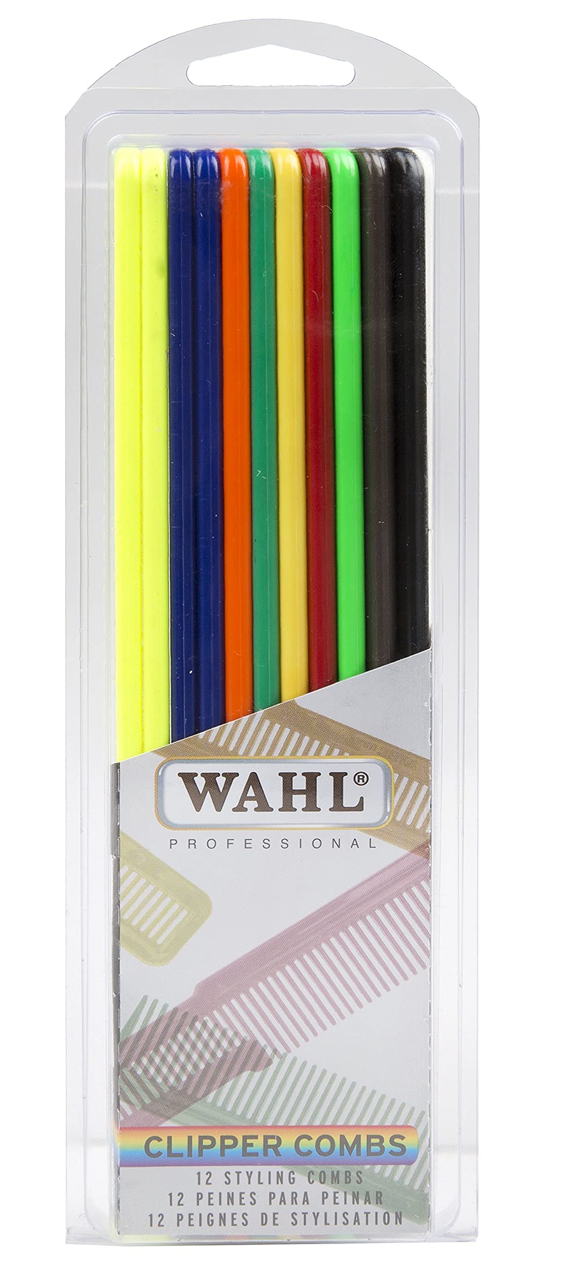 Wahl Flat Top Comb Set - 12 Pieces