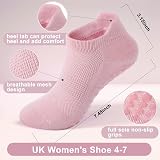 Zuimei 5 Pairs Pilates Yoga Grip Socks Women Non Slip UK 4-7 view 4