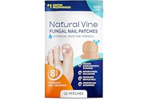 Natural Vine Nail Patches: Nail Fungus Treatment 32 Pcs