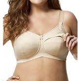 Elila 1613 Cotton Cup Wireless Soft Cup Nursing Bra (Nude 38J)