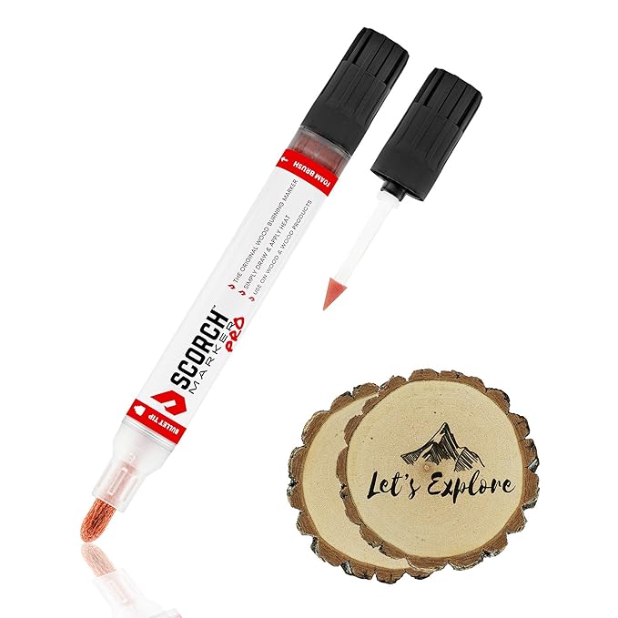 Scorch Marker Pro Chemical Wood Burning Pen for DIY Projects 2