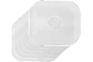 OSTBA GGJ Series Food Dehydrator Accessories, 5 Mesh Sheets & 1 Fruit Roll Sheet, BPA-Free, Easy to Clean