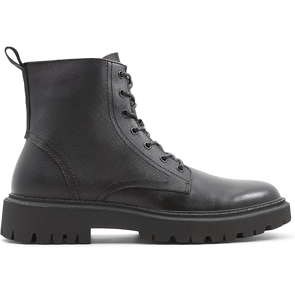 Aldo Men\'s Matte Black Combat Boots Amazon.com | ALDO Men main image 2