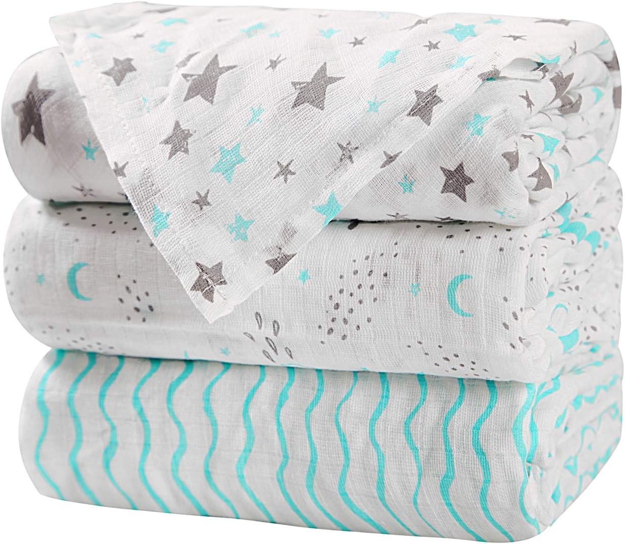 muslin receiving blankets boy