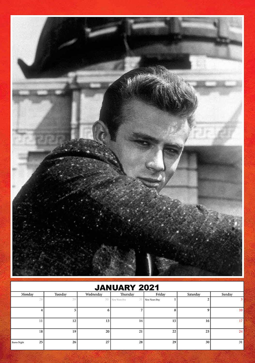 James Dean Calendar 2021 Calendar 2021