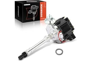 A-Premium Ignition Distributor with Cap and Rotor Compatible with Buick Regal, Century, Skylark & GMC B6000, Brigadier, C15, 
