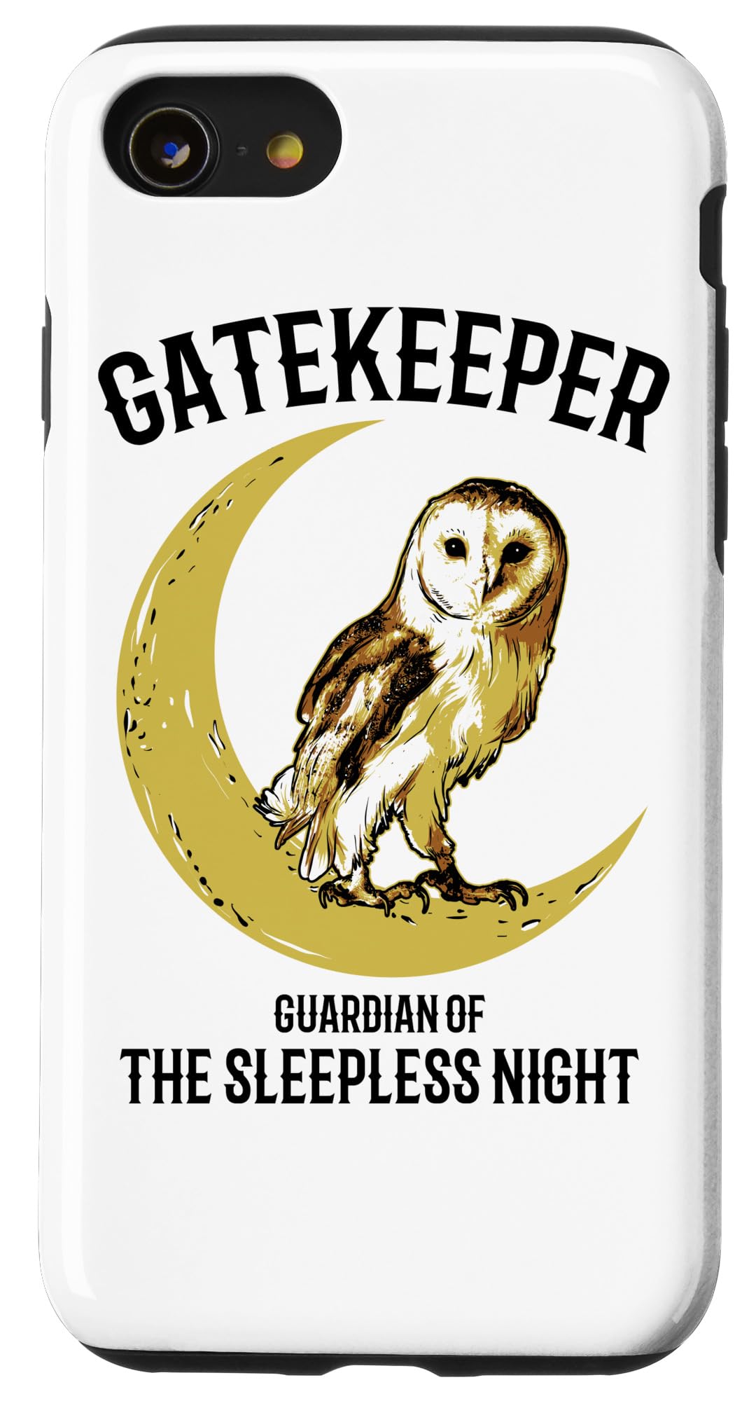 iPhone SE (2020) / 7 / 8 Gatekeeper Guardian Of The Sleepless Night - Funny Owl Lover Case