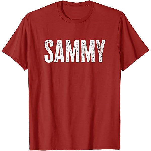 Amazon.com: Sammy Name T-Shirt : Clothing, Shoes & Jewelry