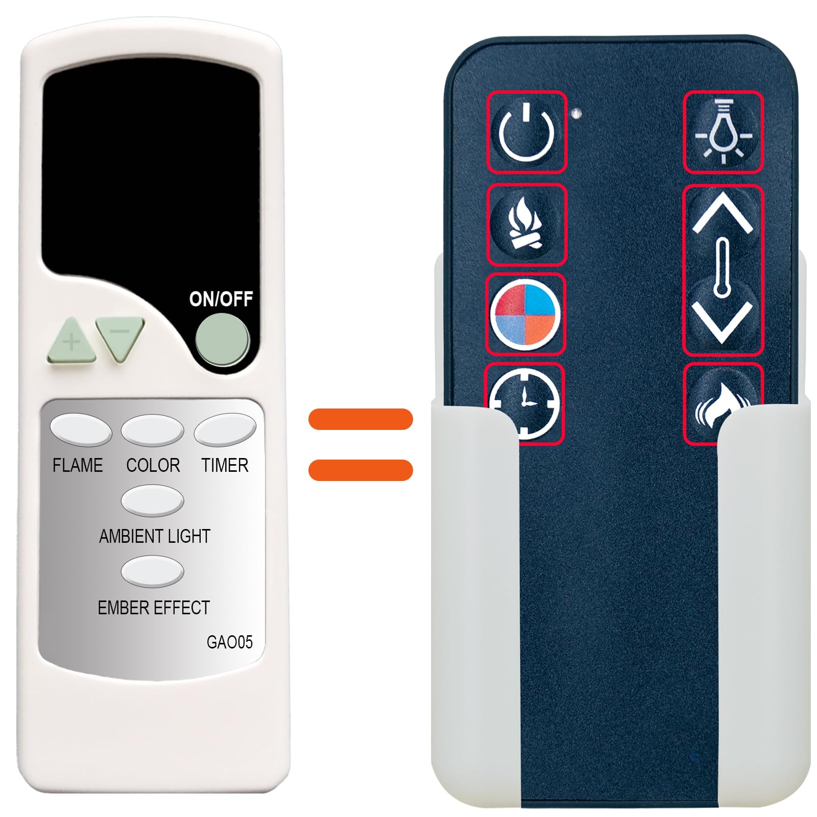 Photo 1 of Replacement Remote Control for Real Flame Electric Fireplace 4199 5950 13051E 13051E-WSTC 4020E 4020E-BNE 4020E-DW 4020E-BLK 7760E 7760E-W 5010E 5010E-W 5010E-GRY 5010E-DW G1200E G1200E-W G1200E-DW