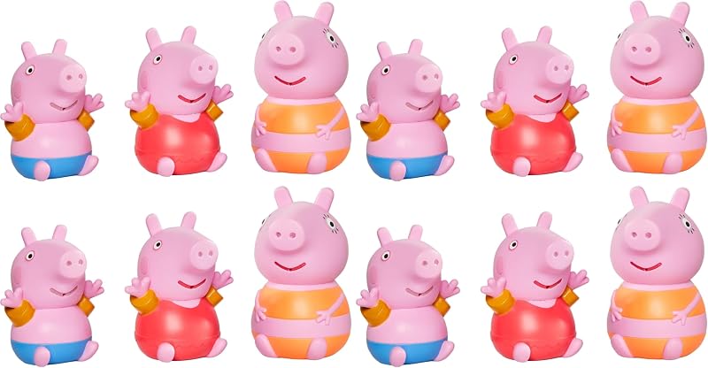 Toomies Peppa Pig Bath Toys Mummy Pig George Squirters 3 Pack