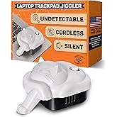 Trackpad Mouse Jiggler Device, Silent, Cordless Undetectable Mouse Mover | Doesn't Work on Dell, Cute Cat Figurine, Touchpad Jiggler Shaker, No USB, No Software, Keeps Laptop PC Screen Active, Wiggler